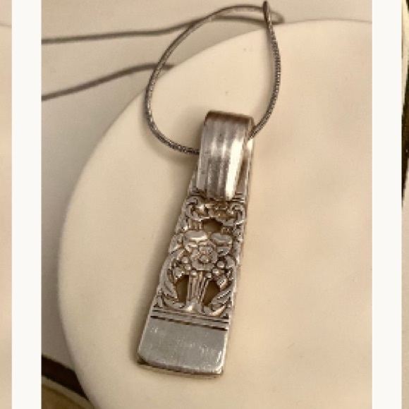 Handmade Spoon Pendant Necklace - Picture 2 of 2